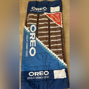 Vintage 80s Nabisco Oreo Cookie Sleeping Bag Oreos. Has Piling And Inside Damage